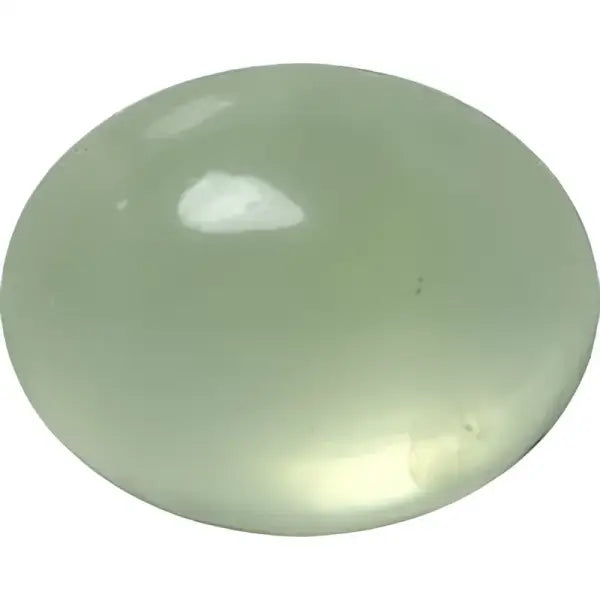 Prehnite taille ovale cabochon 8x6 mm 1.44 carat