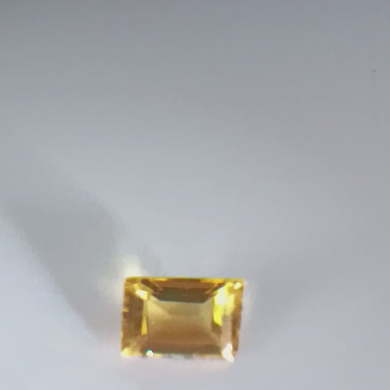 citrine or octogonale 8x6 mm