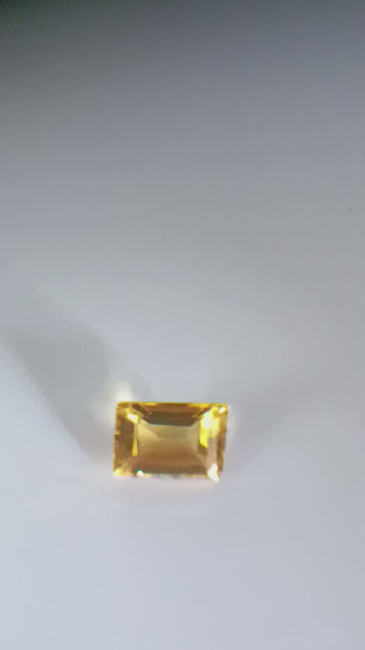 citrine or octogonale 8x6 mm