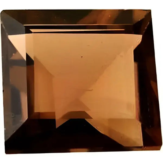 Quartz fumé carrée 16x16 mm 14.39 carats