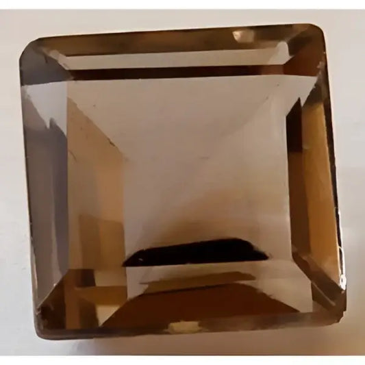 Quartz fumé carrée 6x6 mm 1.08 carats