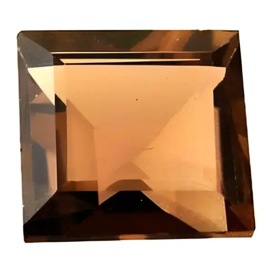 Quartz fumé carrée 8x8 mm 2.30 carats