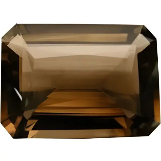 Quartz fumé ooctogonal 14x10 mm 7.00 carats