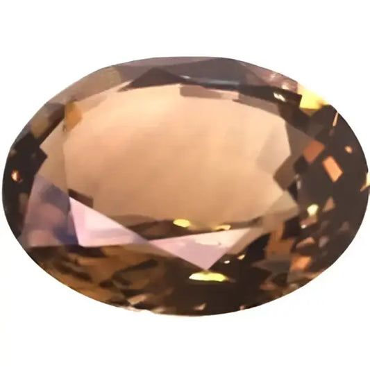 Quartz fumé ovale a facettes 20x15 mm 14.00 carats
