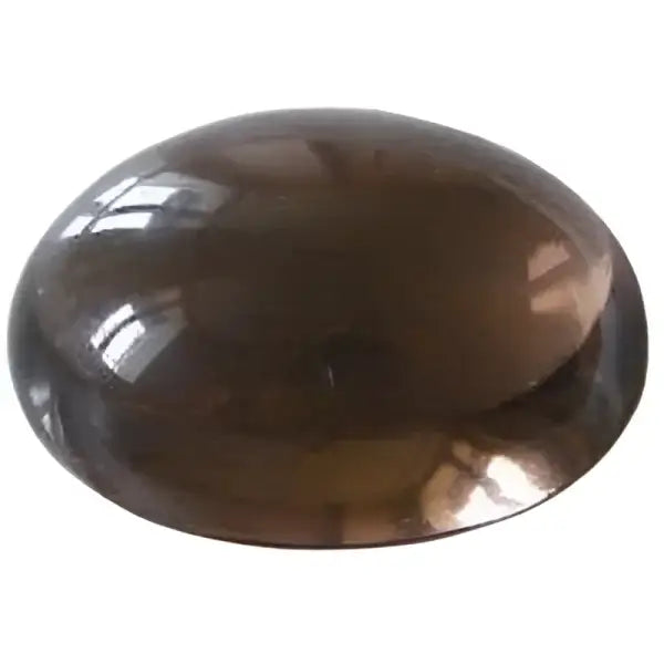 Quartz fumé taille ovale cabochon 22x16 mm 26.00 carats