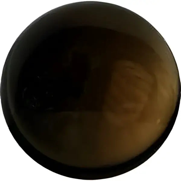 Quartz fumé taille ronde cabochon 14 mm 11.50 carats