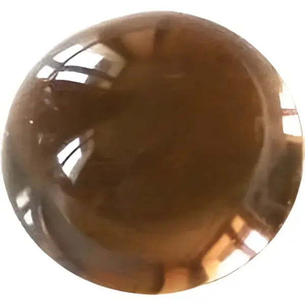 Quartz fumé taille ronde cabochon 8 mm 2 carats