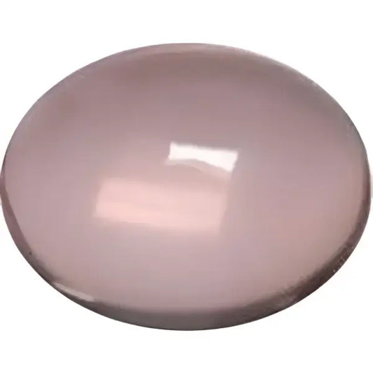 Quartz rose taille ovale cabochon 12x10 mm 5.20 carats