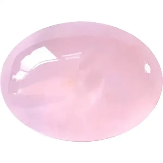 Quartz rose taille ovale cabochon 8x6 mm 1.57 carats