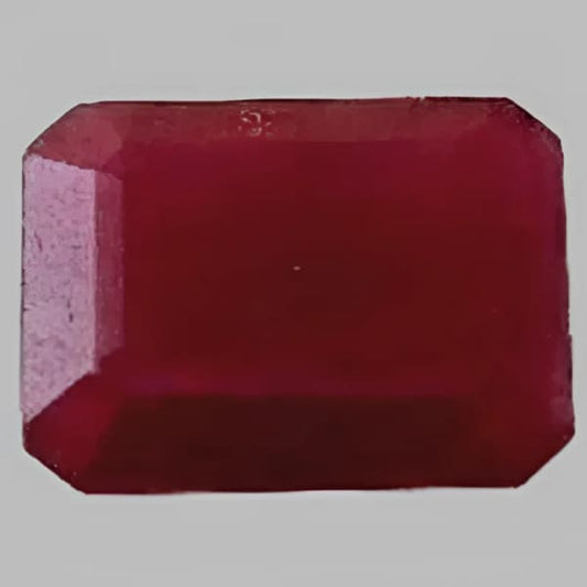 Rubis naturel octagonal 14x10 mm 8.50 carats