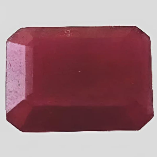 Rubis naturel octagonal 8x6 mm 2.15 carats