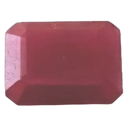 Rubis naturel octogonal 7x5 mm 1.37 carats