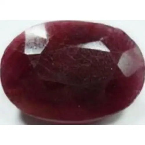 Rubis naturel ovale a facettes 16x12 mm 9.00 carats