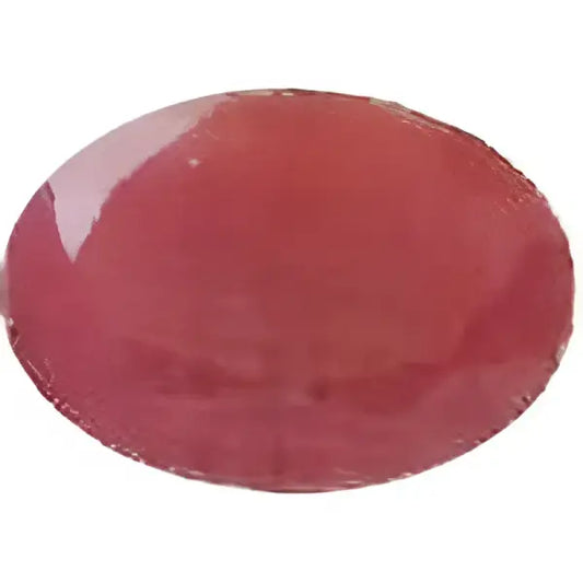 Rubis naturel ovale a facettes 7x5 mm 1.08 carat