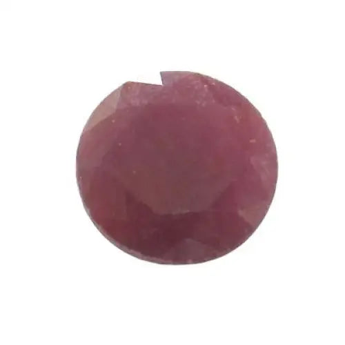 Rubis naturel rond a facettes 4 mm 0.37 carat