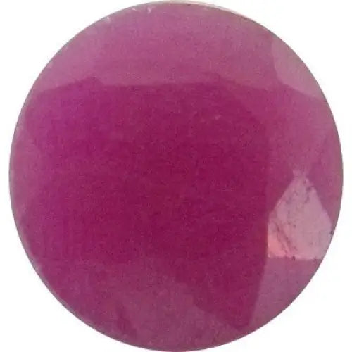 Rubis naturel rond a facettes 6 mm 1.15 carats
