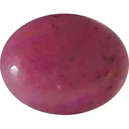 Rubis naturel taille ovale cabochon 7x5 mm 1.24 carat