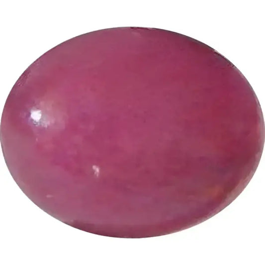 Rubis naturel taille ovale cabochon 9x7 mm 2.40 carats