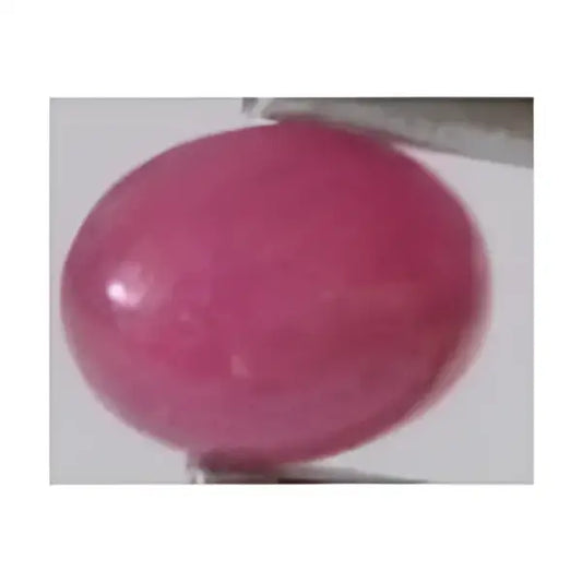 Rubis naturel taille ovale cabochon 9x7 mm 2.40 carats