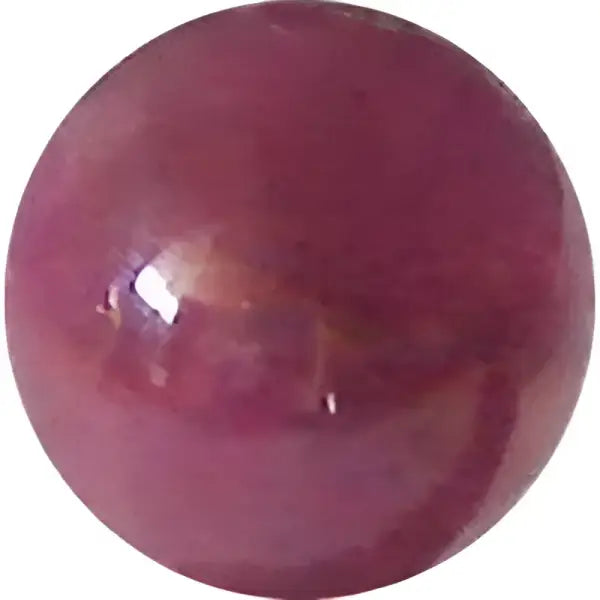 Rubis naturel taille ronde cabochon 6 mm 1.10 carats