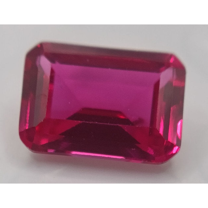 Rubis verneuil taille octogonale de 7x5 mm à 18x13 mm