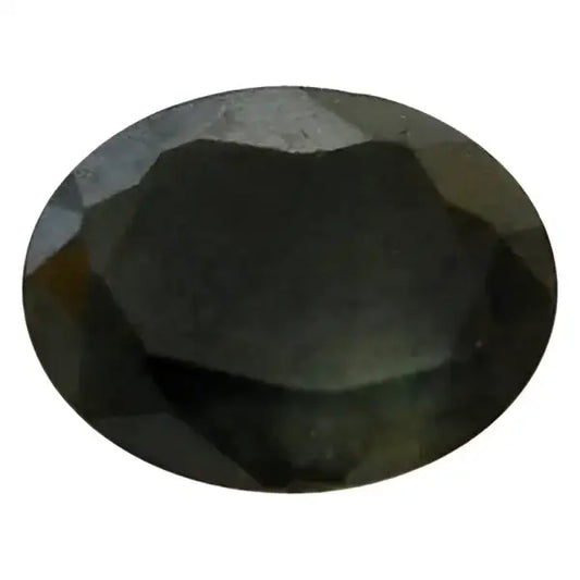 Saphir naturel ovale a facettes 9x7 mm 2.90 carats