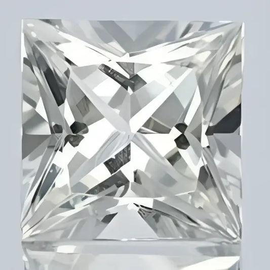 Topaze blanche naturelle carrée 4x4 mm 0.45 carat