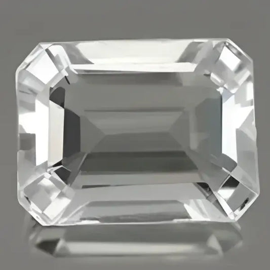 Topaze blanche octogonale 10x8 mm 3.36 carats
