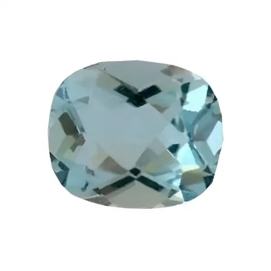 Topaze bleu ciel coussin 10x8 mm 3.80 carats