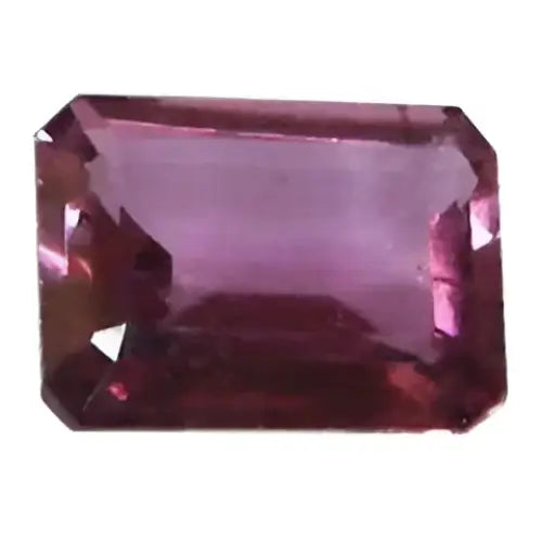 Tourmaline rose ou rubellite octogonale 7x5 mm 0.90 carat