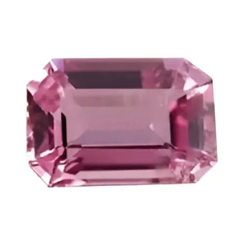 Tourmaline rose ou rubellite octogonale 8x6 mm 1.50 carats