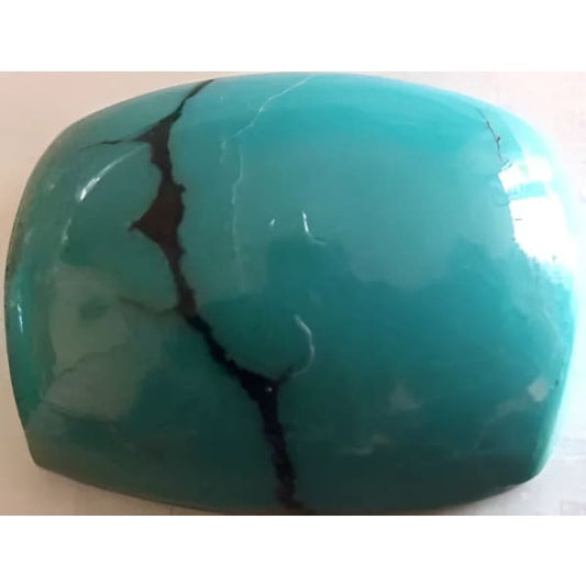 Turquoise taille coussin cabochon 16x12 mm 7.50 carats