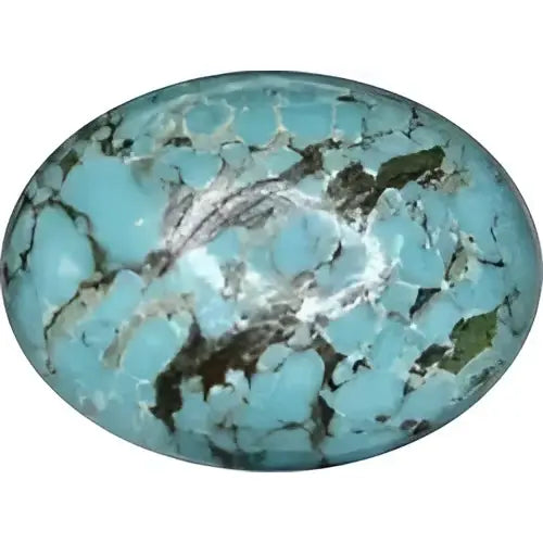 Turquoise taille ovale cabochon 20x15 mm 12.50 carats