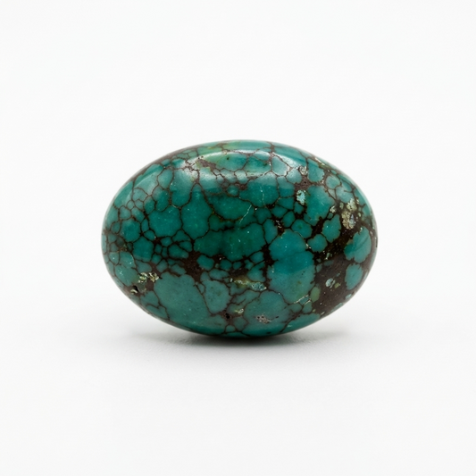 Turquoise taille ovale cabochon 25x18 mm 16.00 carats
