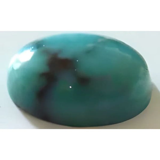 Turquoise taille ovale cabochon 9x7 mm 1.53 carat